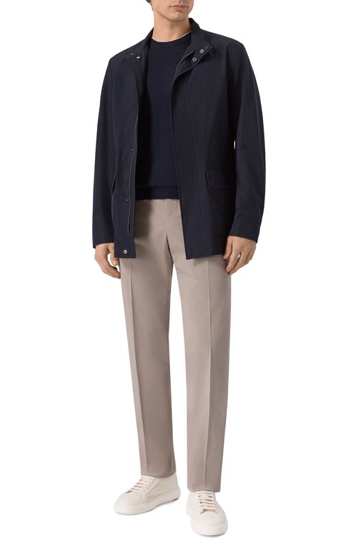 Хлопковые брюки Fedeli TUL00405/C0T0NE FLEX Бежевый  TUL00405/C0T0NE FLEX Фото 2