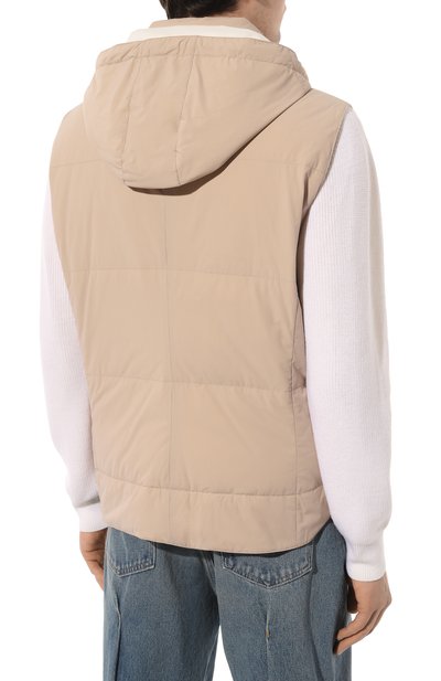 Пуховый жилет BRUNELLO CUCINELLI, арт. MM4031716, фото 4