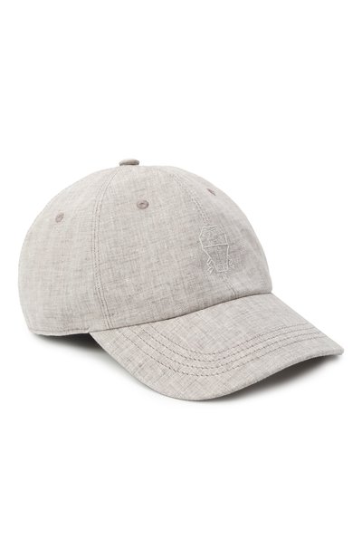 Льняная бейсболка BRUNELLO CUCINELLI, арт. BB430W322C