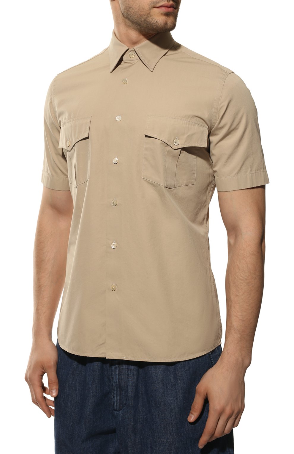 Хлопковая рубашка ALESSANDRO GHERARDI, арт. ARMYMM/6895, фото 3