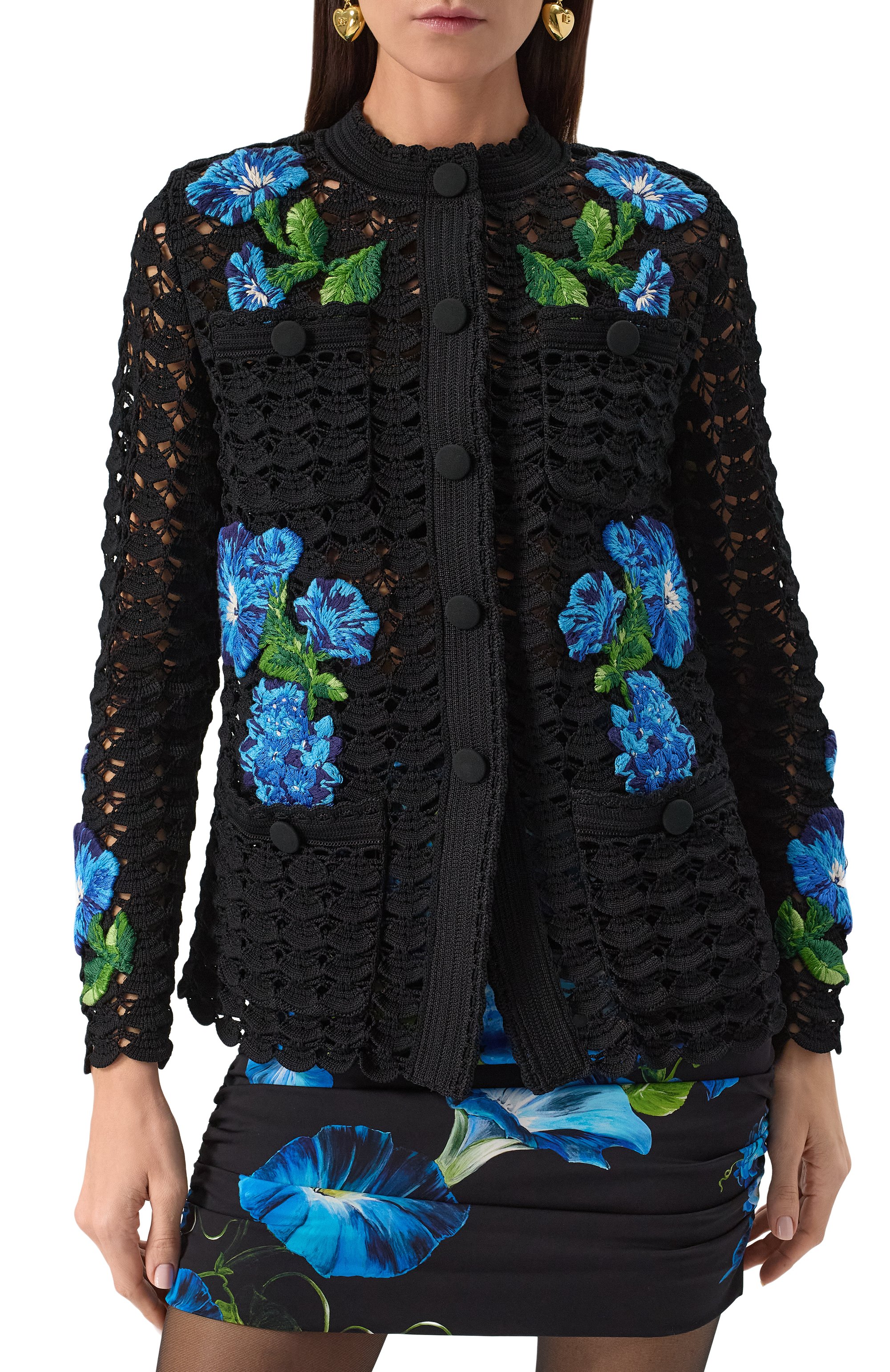 Кардиган из вискозы DOLCE & GABBANA, арт. FXV15Z/JFMBC, фото 3