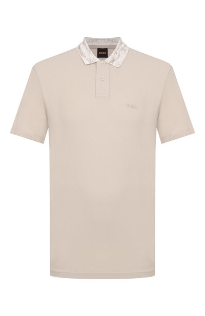 Мужское хлопковое поло BOSS ORANGE, арт. 50537212