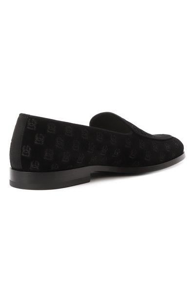 Текстильные лоферы altavilla DOLCE & GABBANA черного цвета по цене 99500 руб., арт. A50680/A6569, фото 5 Текстильные лоферы altavilla DOLCE & GABBANA, арт. A50680/A6569, фото 5