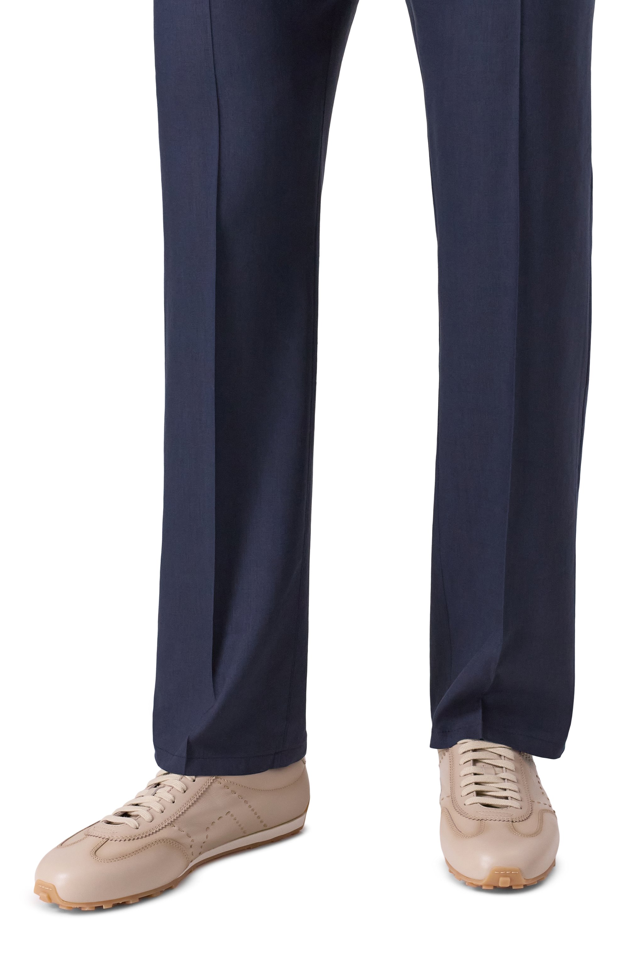 Кожаные кроссовки glove SANTONI бежевого цвета по цене 78050 руб., арт. MBGG22080BIFTSDW, фото 3 Кожаные кроссовки glove SANTONI, арт. MBGG22080BIFTSDW, фото 3