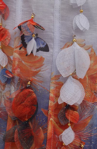 Платье из льна и шелка ZIMMERMANN, арт. 1718DB0T, фото 5