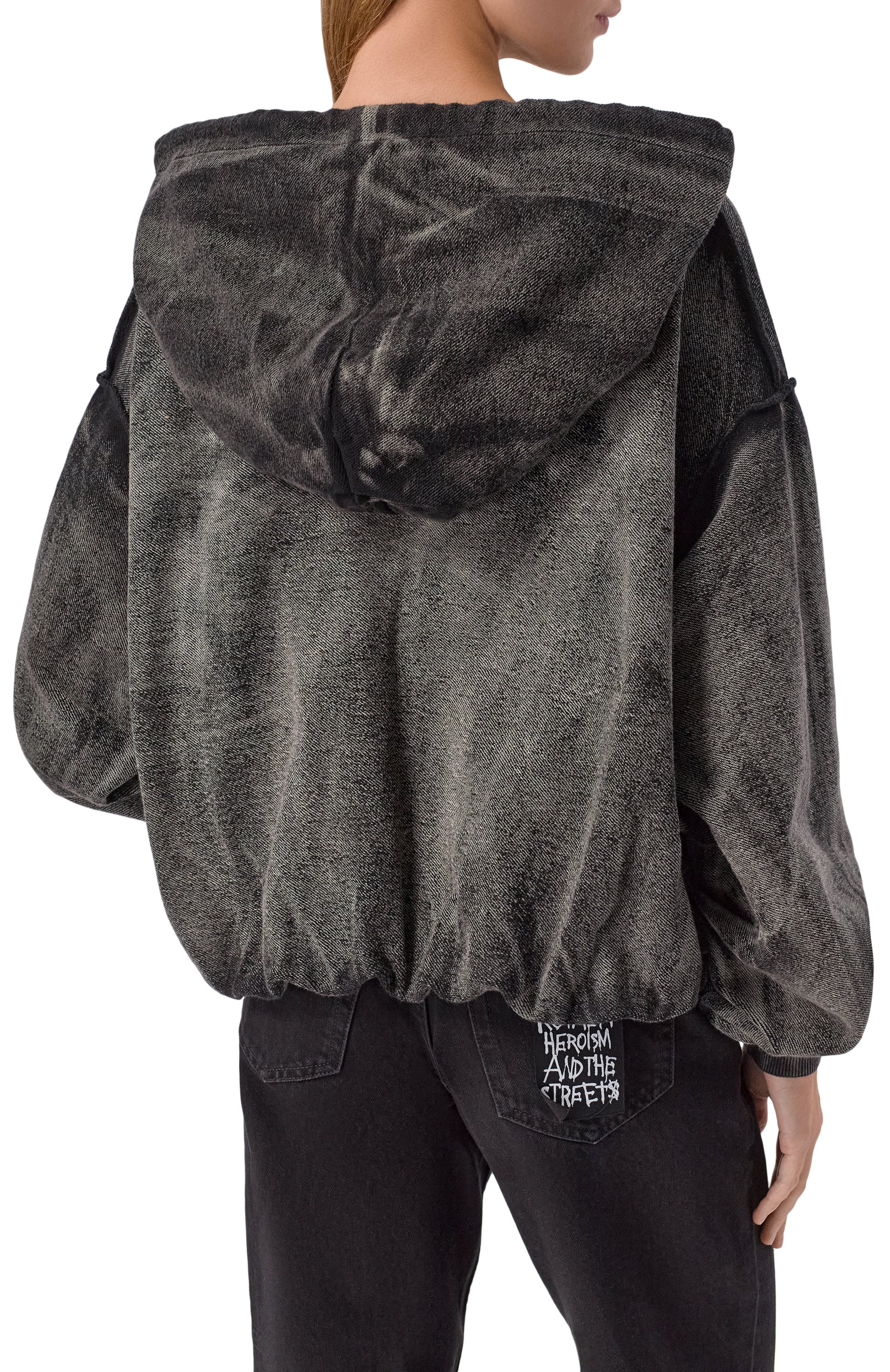 Хлопковое худи R13, арт. R13WK215-K0010, фото 4