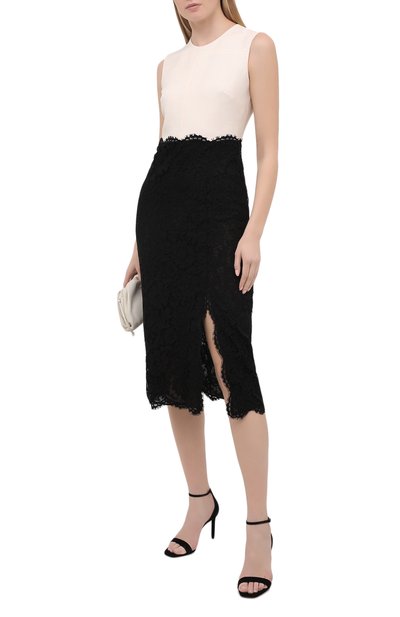 Платье VALENTINO черно-белого цвета по цене 421500 руб., арт. VB3VAUH5360, фото 2 Платье VALENTINO, арт. VB3VAUH5360, фото 2
