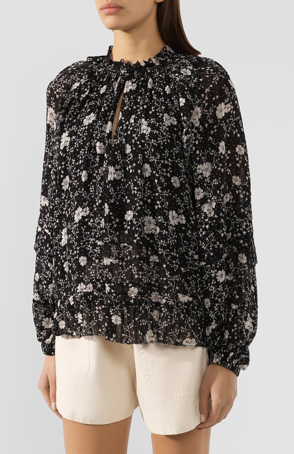 Блузка из вискозы ISABEL MARANT ETOILE, арт. HT1703-20P040E/EYDEN, фото 3