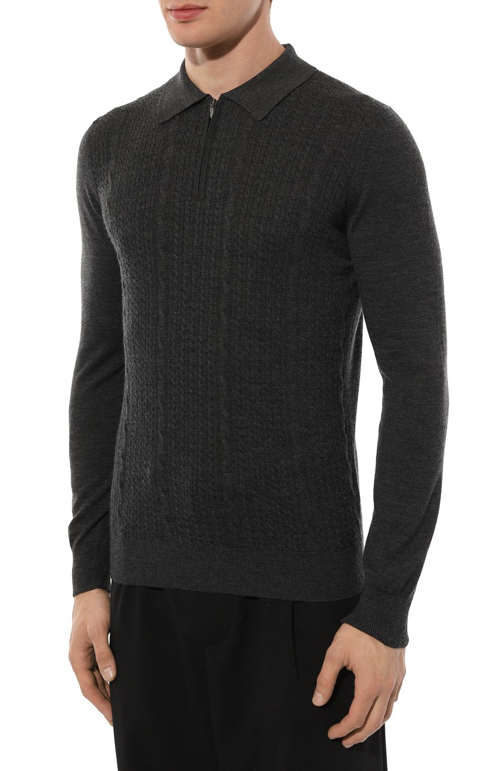 Поло из шерсти и шелка ZILLI, арт. KZP001M0230VBS000, фото 3