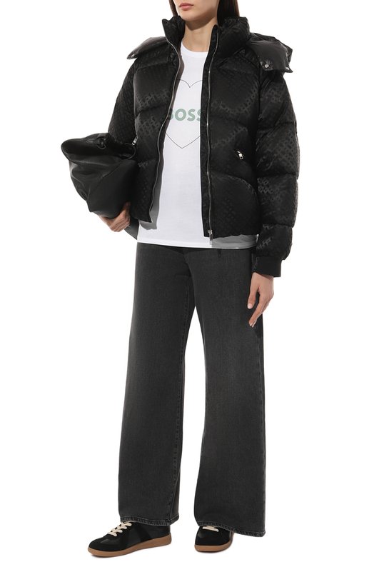 Хлопковая футболка BOSS Orange 50506966 Белый  50506966 Фото 2