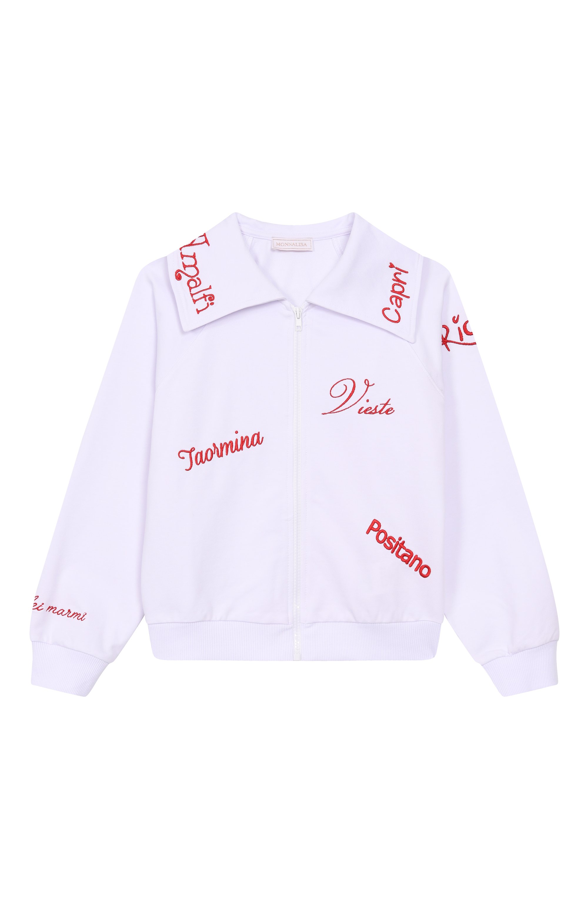 Хлопковая толстовка MONNALISA, арт. 19E804, фото 1