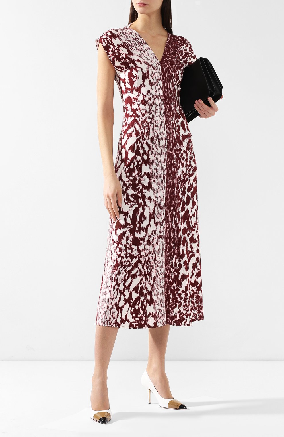 Кожаные туфли BURBERRY черно-белого цвета по цене 69950 руб., арт. 8008585, фото 2 Кожаные туфли BURBERRY, арт. 8008585, фото 2