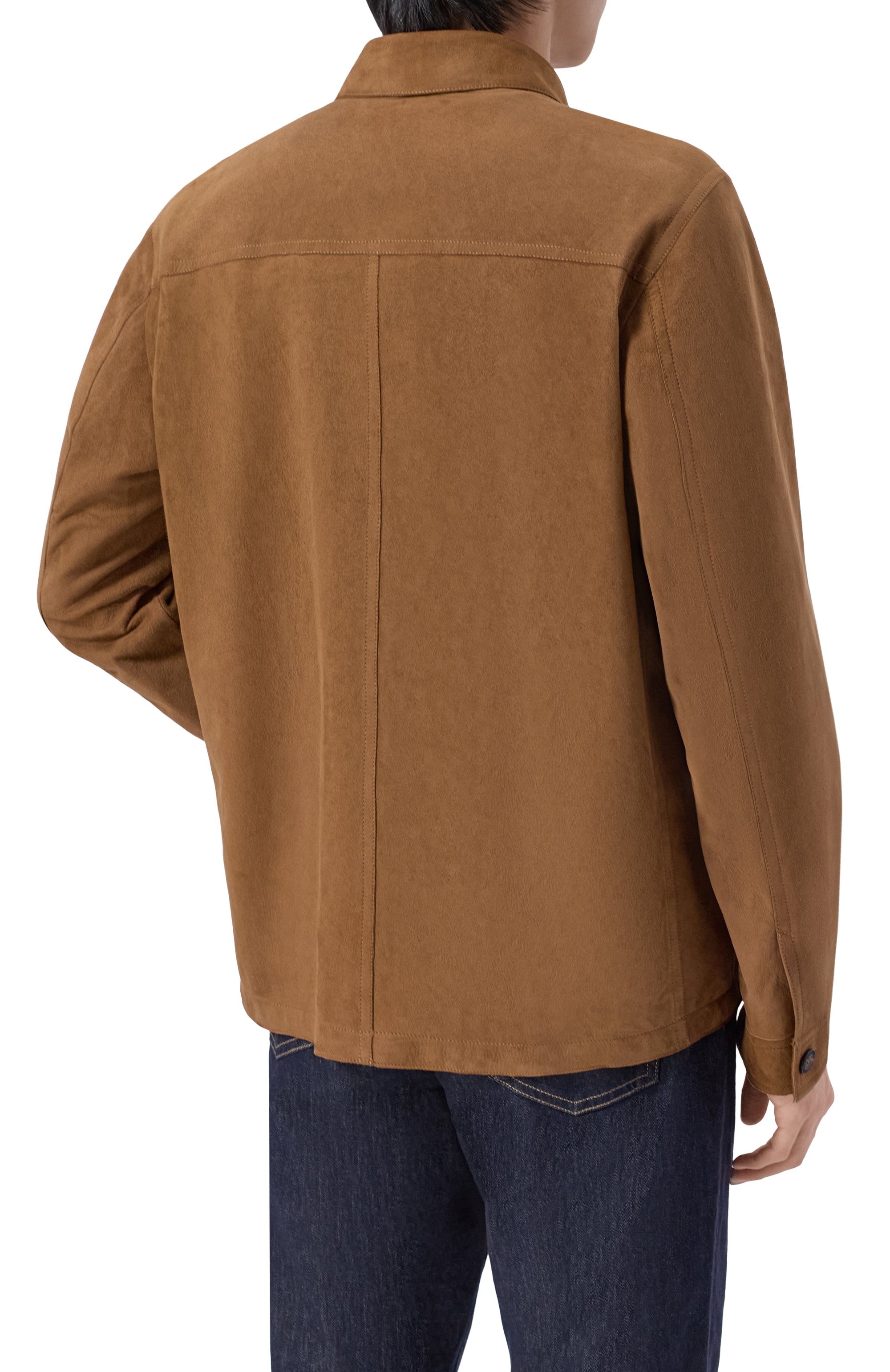 Замшевая куртка-рубашка AERONAUTICA MILITARE, арт. PN5063U100998, фото 4