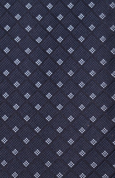 Шелковый галстук CANALI темно-синего цвета по цене 21450 руб., арт. 18/HJ04707, фото 4 Шелковый галстук CANALI, арт. 18/HJ04707, фото 4
