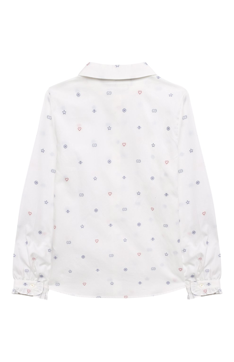 Хлопковая блузка GUCCI, арт. 629516 XWAKV, фото 2