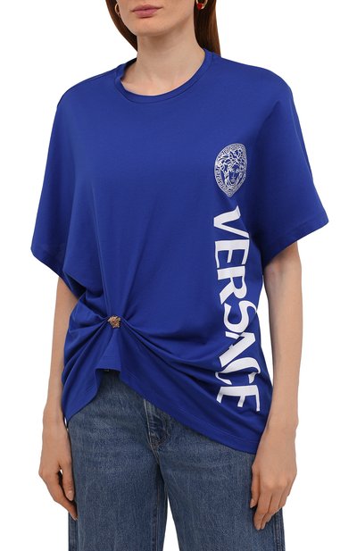 Хлопковая футболка VERSACE, арт. 1001008/1A00603, фото 3