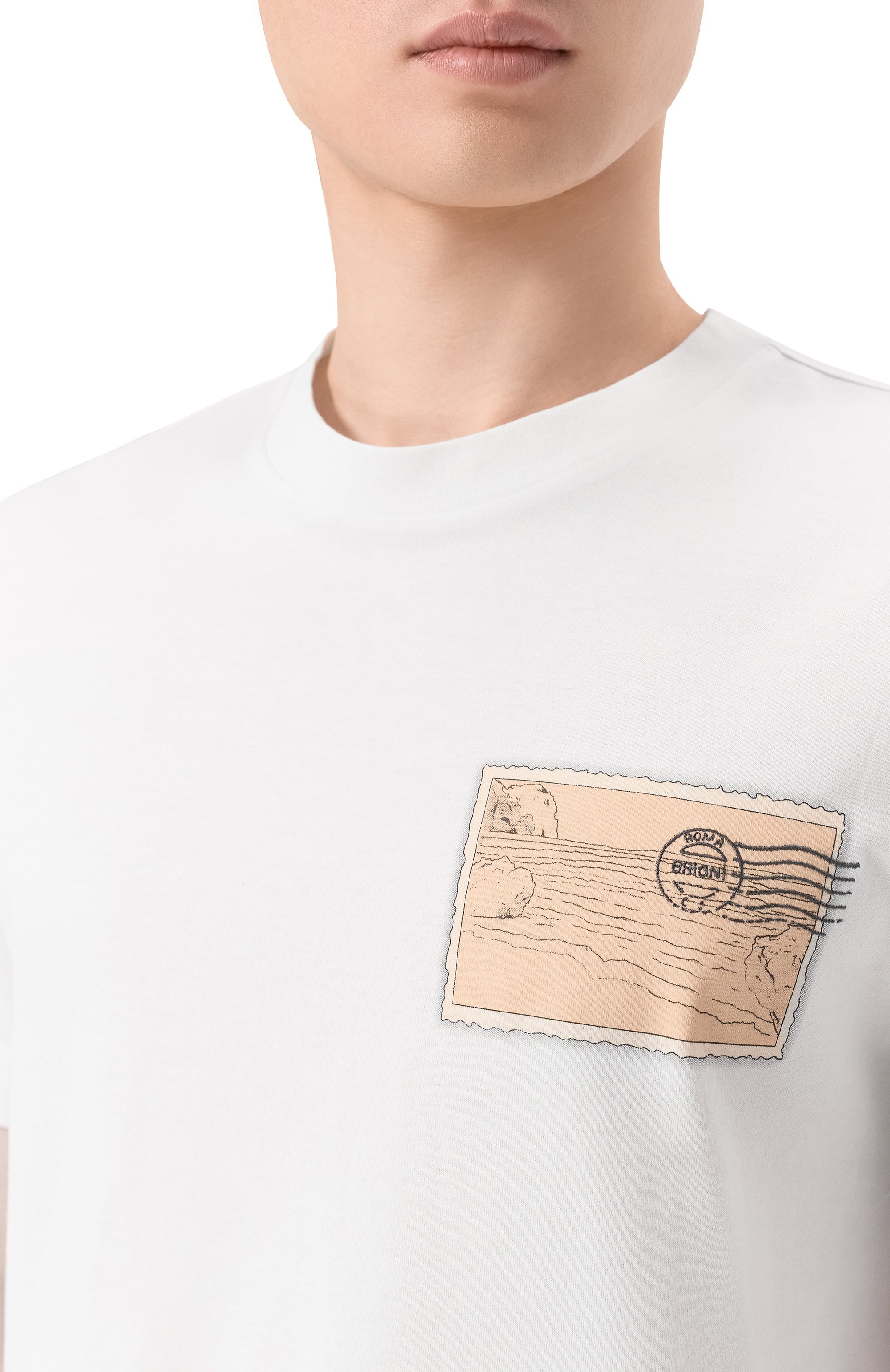 Хлопковая футболка BRIONI, арт. UJVC0L/0D620, фото 5