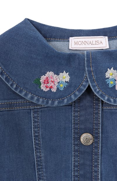 Джинсовая куртка MONNALISA, арт. 39G101, фото 3