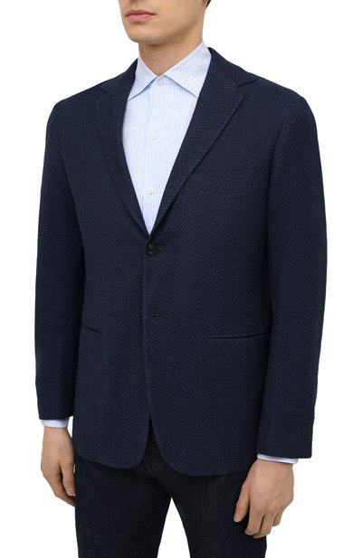 Пиджак из хлопка и кашемира KITON, арт. UGS0101K06T70, фото 3