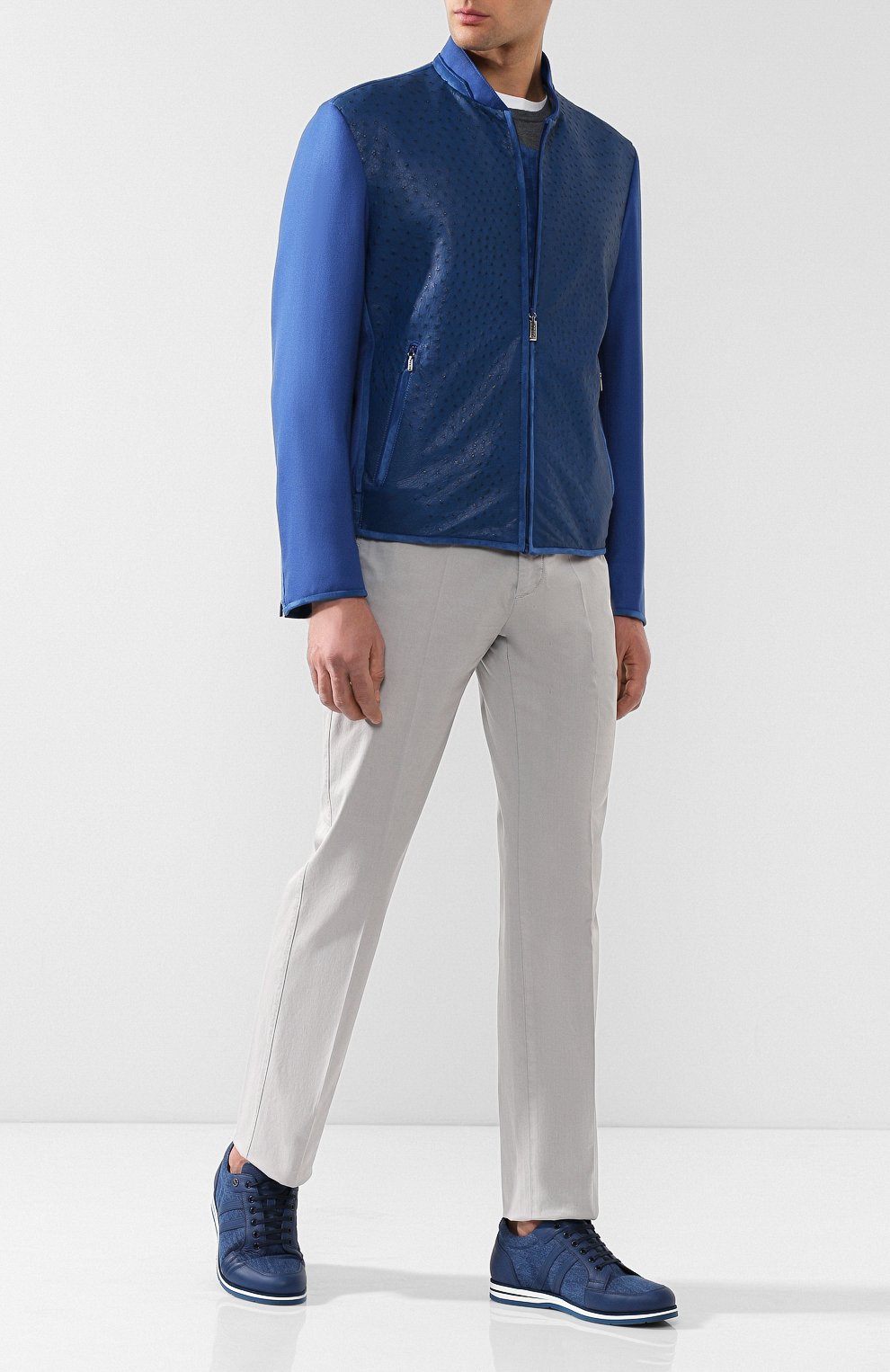 Комбинированные кеды ZILLI, арт. MDR-F001/002, фото 2