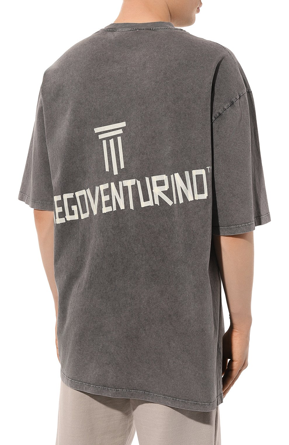 Хлопковая футболка DIEGO VENTURINO, арт. D3S4TS0UNT-S, фото 4