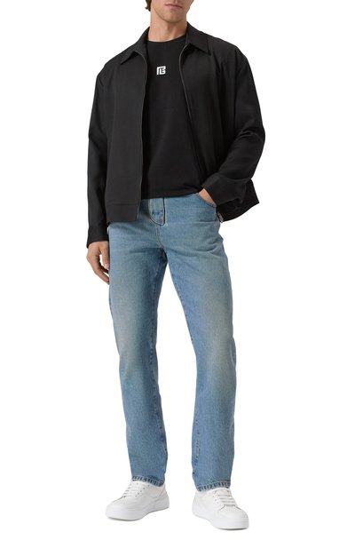 Футболка BALMAIN черного цвета по цене 49950 руб., арт. FH1EG000/BC87, фото 2 Футболка BALMAIN, арт. FH1EG000/BC87, фото 2