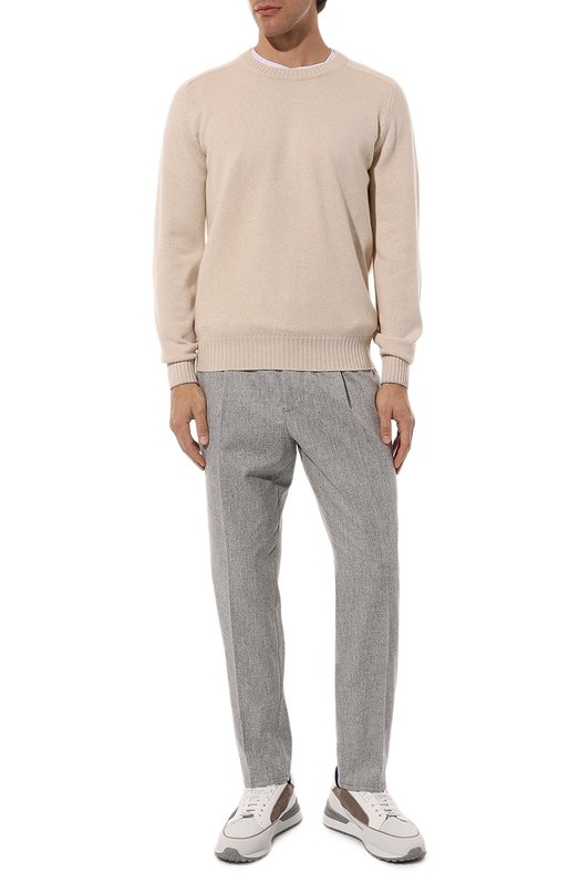 Кашемировый свитер Brunello Cucinelli M2279450 Бежевый  M2279450 Фото 2