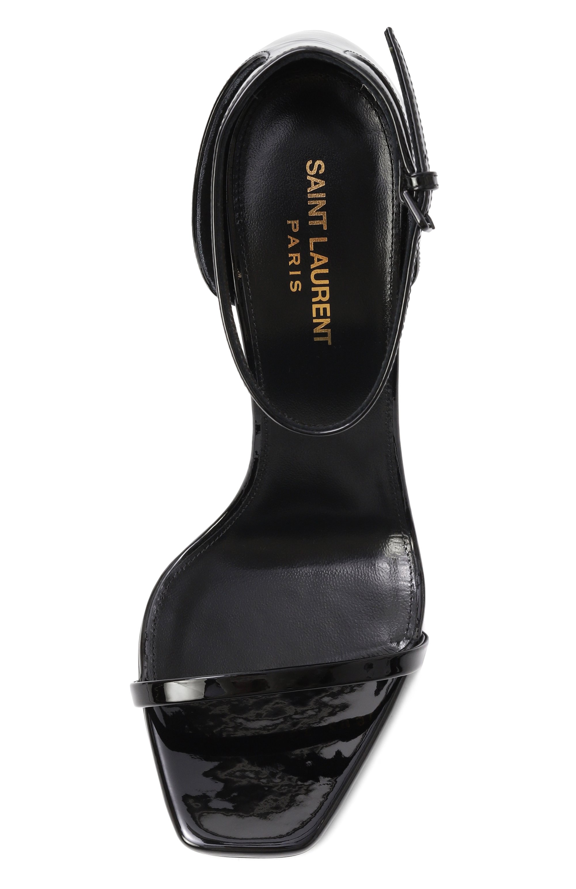 Лакированные босоножки opyum SAINT LAURENT, арт. 557679/1TV1A, фото 6