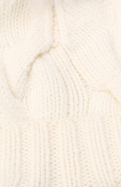 Кашемировая шапка courchevel LORO PIANA белого цвета по цене 64350 руб., арт. FAI3621, фото 4 Кашемировая шапка courchevel LORO PIANA, арт. FAI3621, фото 4