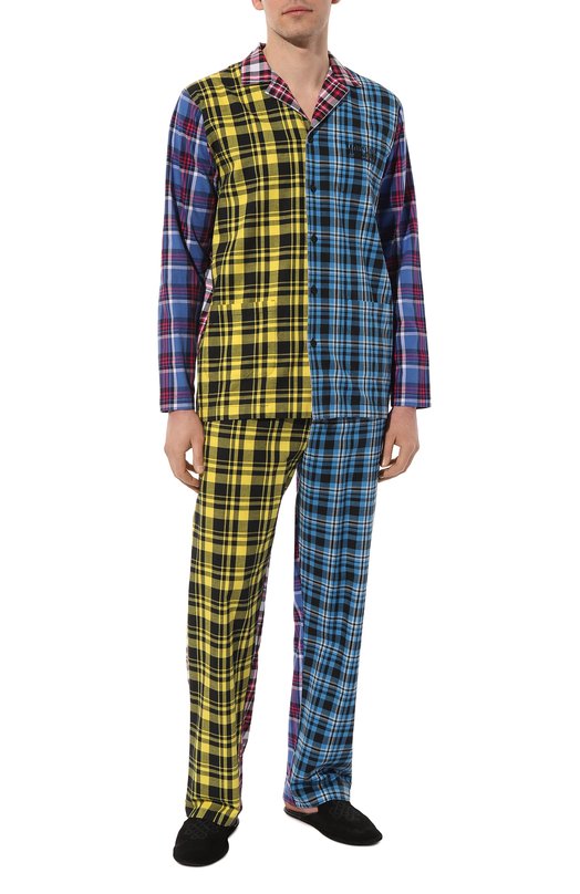 Хлопковая пижама Moschino Разноцветный, фото 2