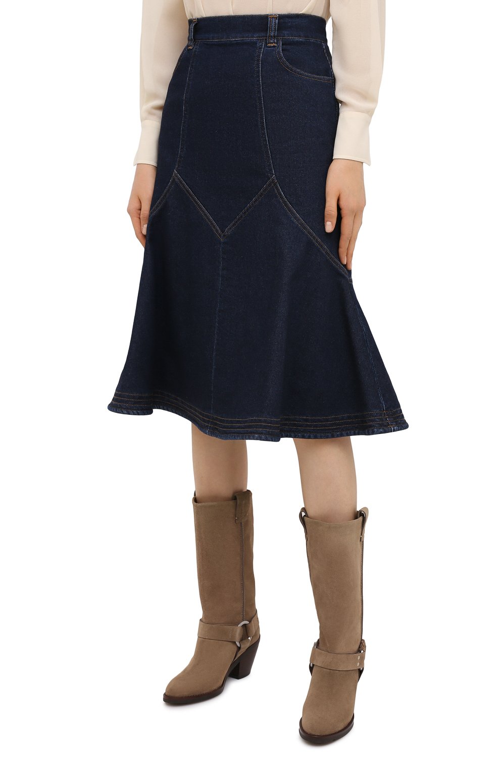 Джинсовая юбка SEE BY CHLOÉ, арт. CHS20WDJ01150, фото 3