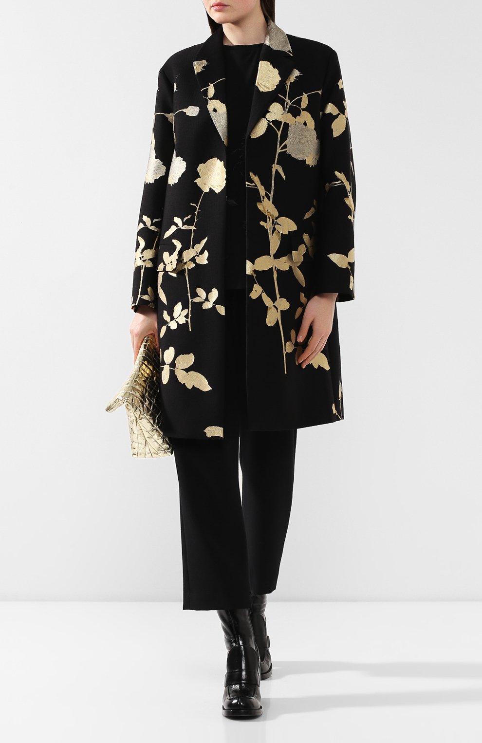 Пальто из смеси шерсти и вискозы DRIES VAN NOTEN, арт. 192-10277-8361, фото 2