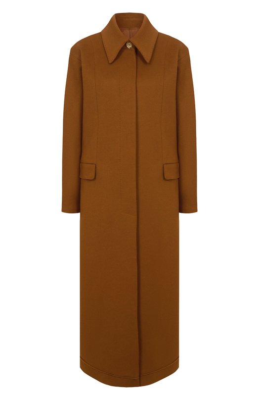 Пальто из шерсти и кашемира Borne Bourgeois SW-WC-BO-6009 Коричневый SW-WC-BO-6009