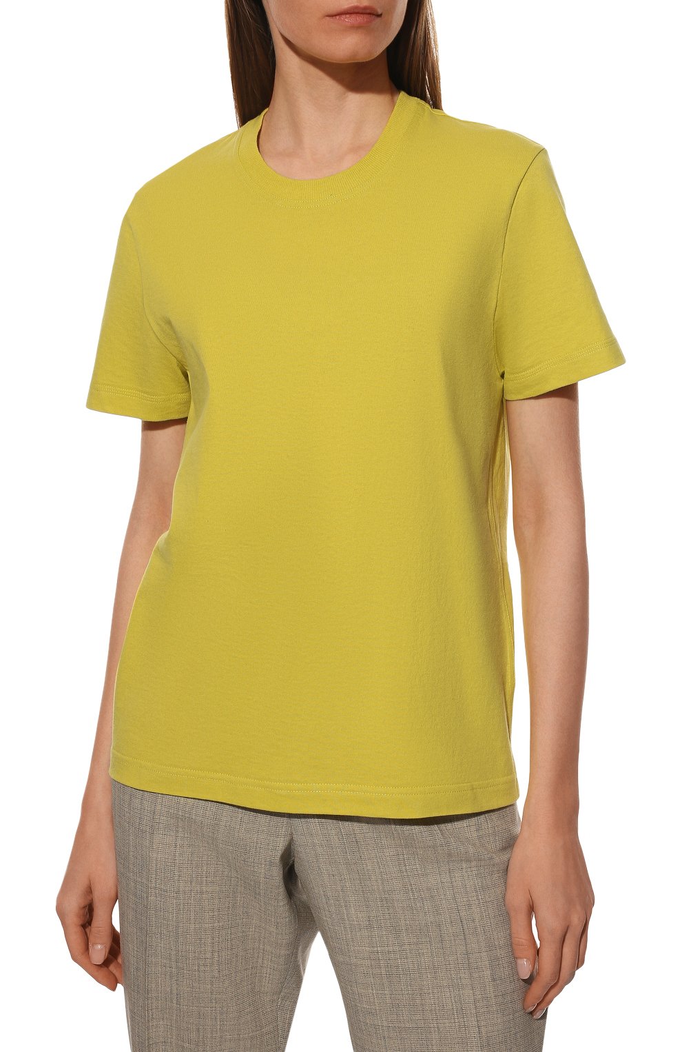 Хлопковая футболка BOTTEGA VENETA, арт. 649060/VF1U0, фото 3