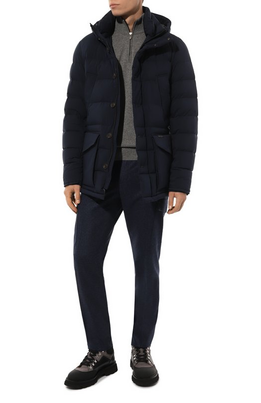 Пуховик Kiton UW1961V0457F02 Синий  UW1961V0457F02 Фото 2