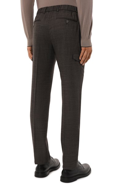 Шерстяные брюки-карго STEFANO RICCI, арт. M1T4300050/T052HA, фото 4