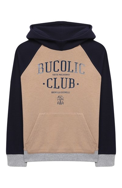 Хлопковое худи BRUNELLO CUCINELLI, арт. BD874E131B, фото 1