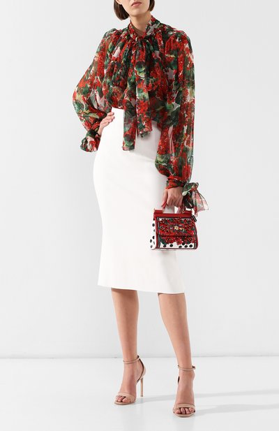 Шелковая блузка DOLCE & GABBANA, арт. F71Y6T/HS1ZV, фото 2