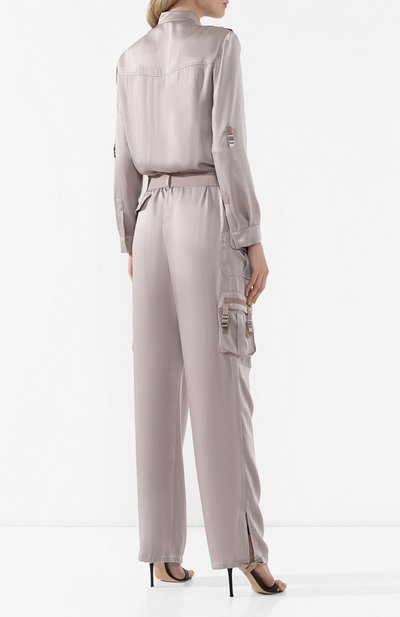 Комбинезон с поясом REDVALENTINO серого цвета по цене 79950 руб., арт. RR3VEA15/HGA, фото 4 Комбинезон с поясом REDVALENTINO, арт. RR3VEA15/HGA, фото 4