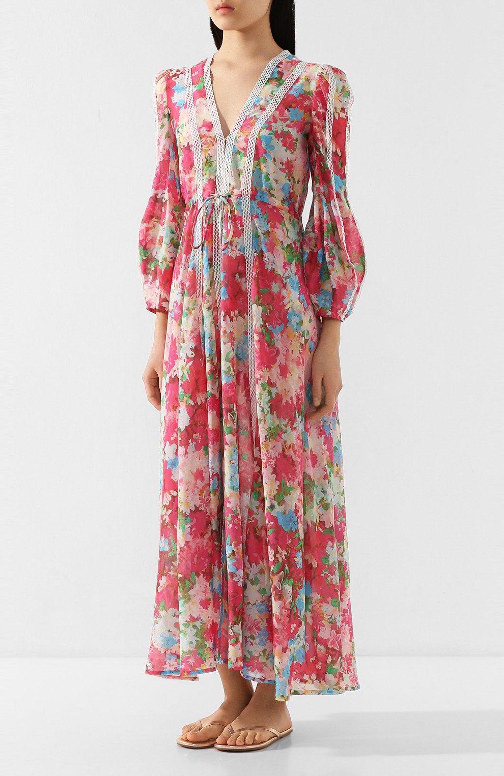 Платье из смеси хлопка и шелка A MERE CO, арт. AMC/SS2010A, фото 3