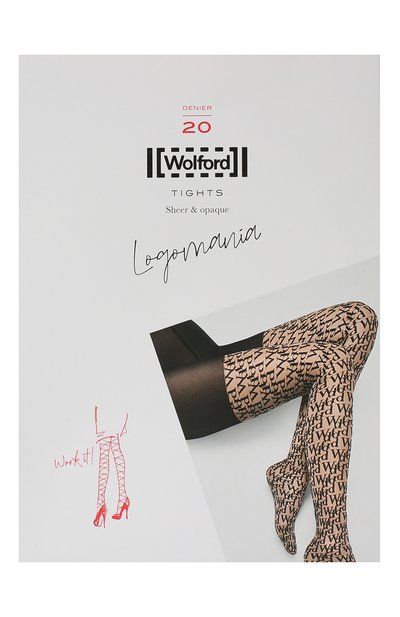 Женские колготки logomania WOLFORD, арт. 14815