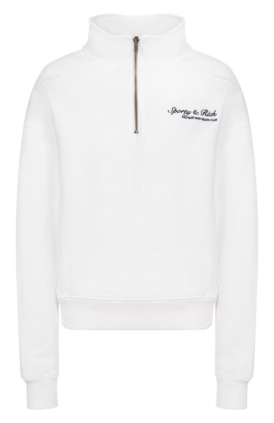 Женский хлопковый анорак SPORTY AND RICH, арт. ST09875325WH01