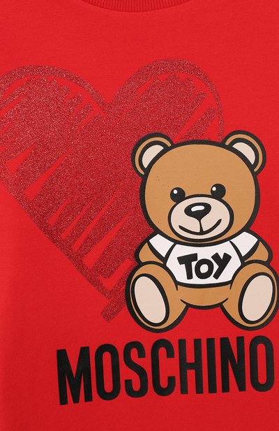 Хлопковое платье MOSCHINO, арт. HDV081/LDA16/4A-8A, фото 3