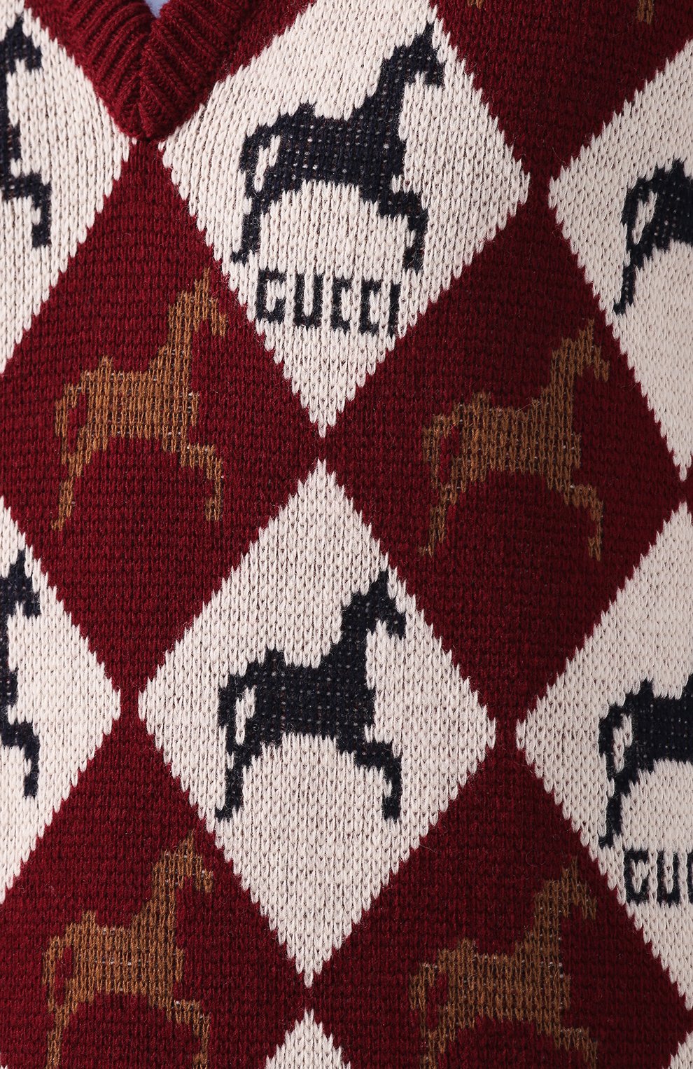 Шерстяной пуловер GUCCI, арт. 545755/XKAD4, фото 5