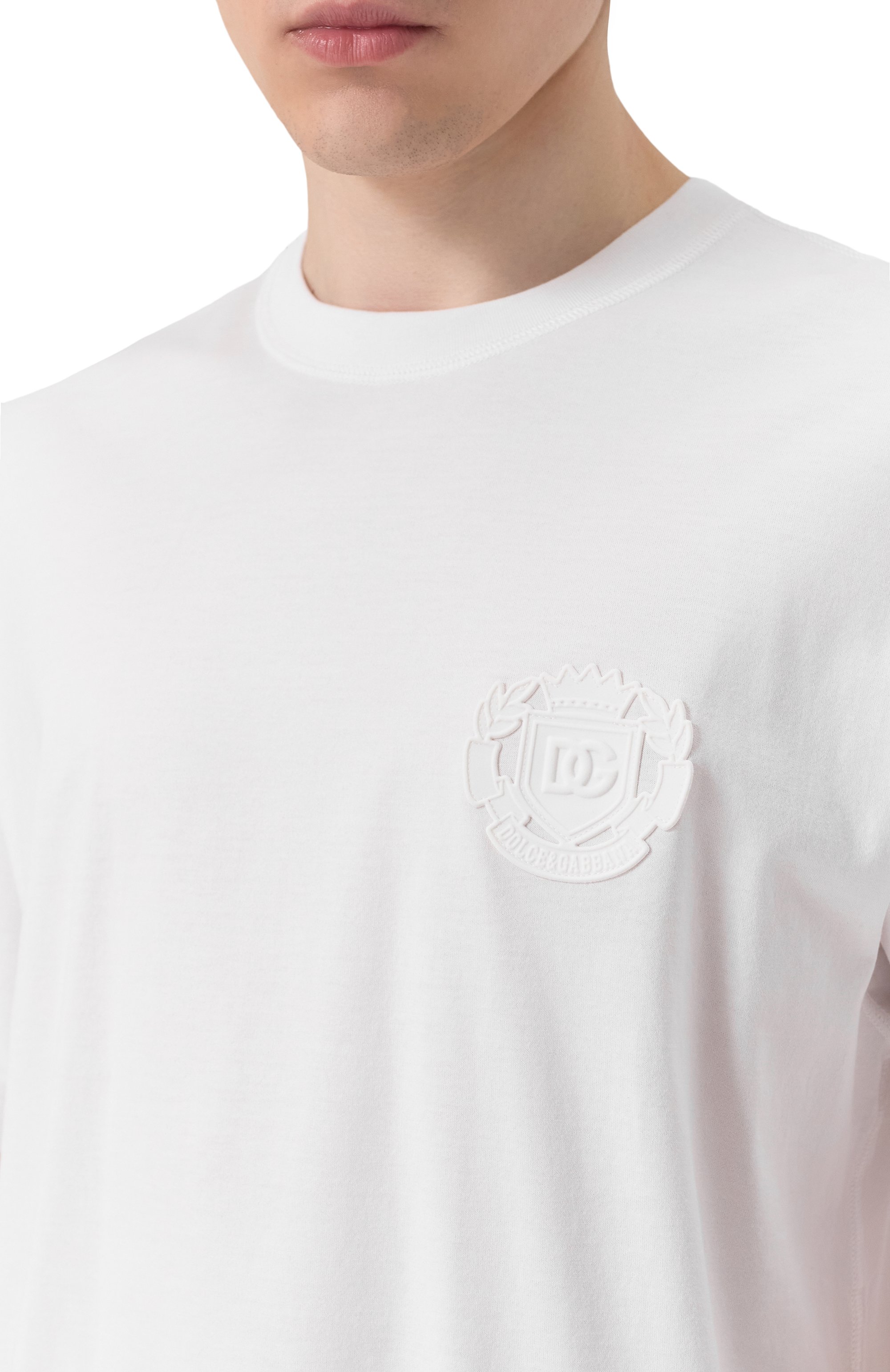 Хлопковая футболка DOLCE & GABBANA, арт. G8PN9Z/G7NYJ, фото 5