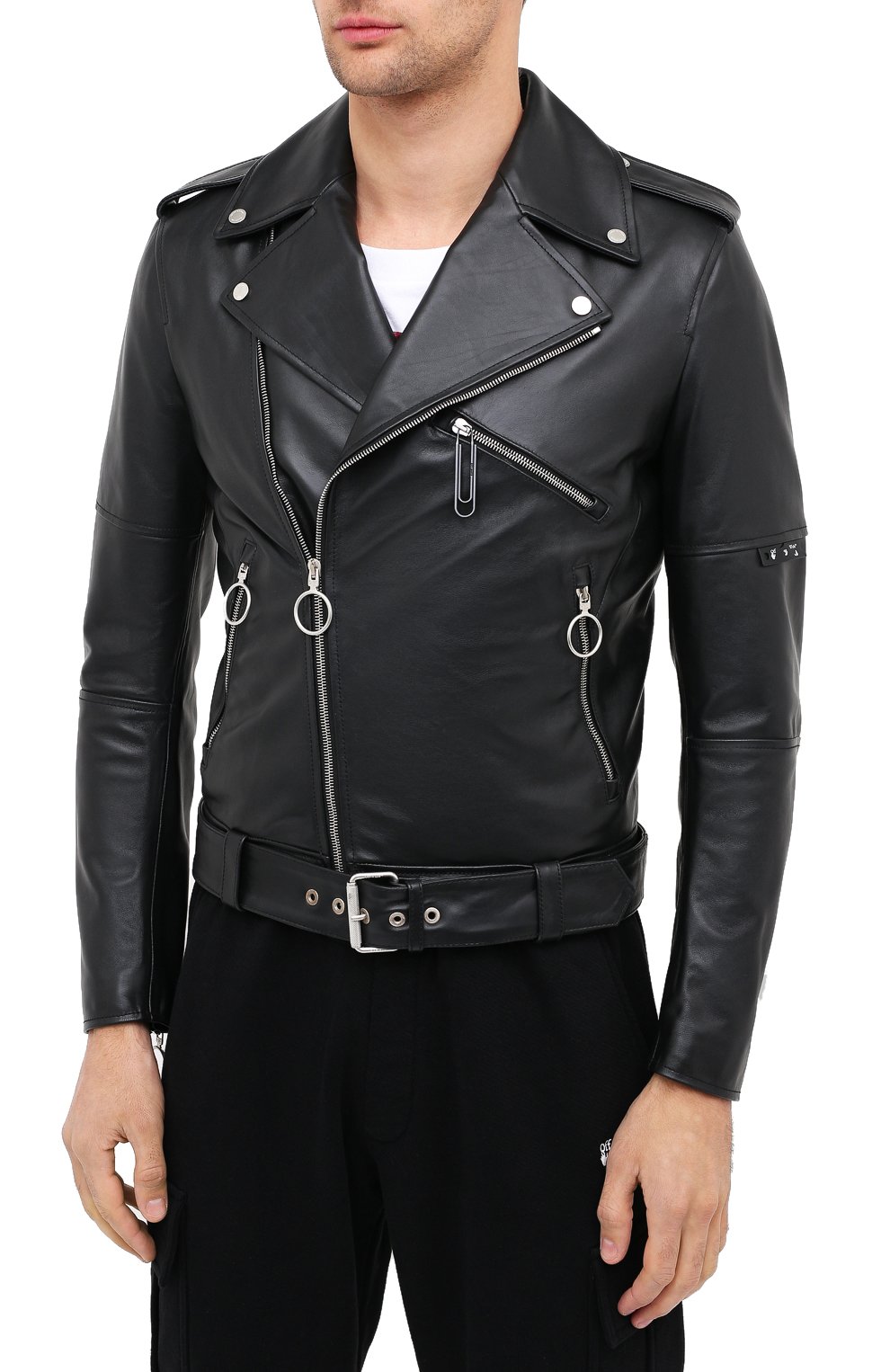 Кожаная куртка OFF-WHITE, арт. 0MJG011E20LEA0011001, фото 3