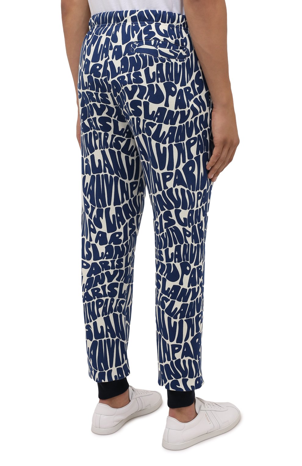 Хлопковые джоггеры LANVIN, арт. RM-TR0041-J064-A21, фото 4