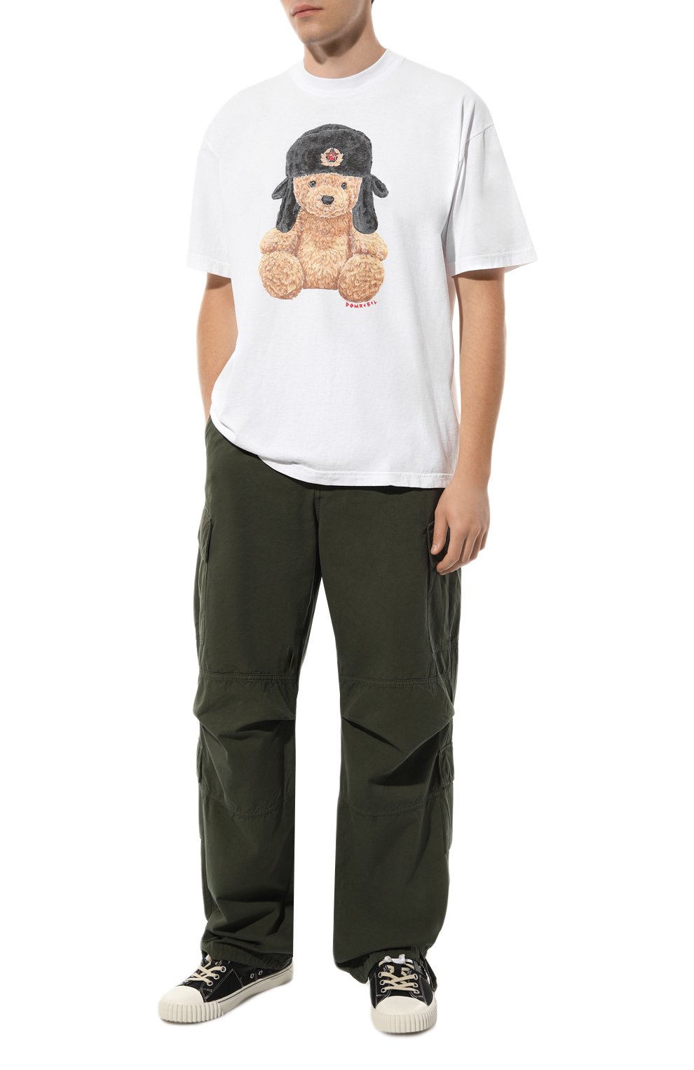 Хлопковая футболка DOMREBEL, арт. RUSSIA HAT/T-SHIRT, фото 2