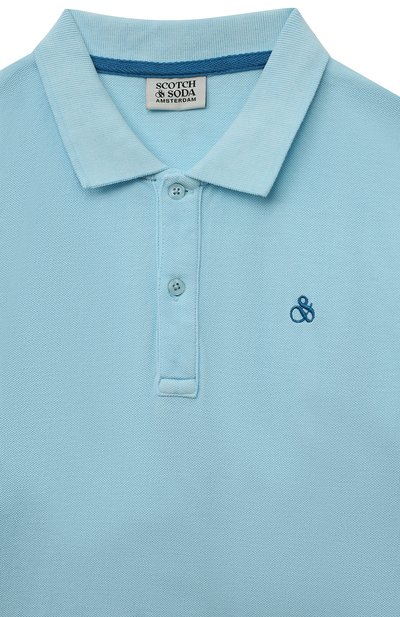 Хлопковое поло SCOTCH AND SODA, арт. 171191-22-FWBM-D55, фото 3
