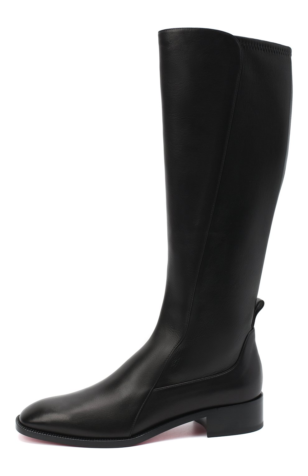 Кожаные сапоги tagastretch CHRISTIAN LOUBOUTIN, арт. tagastretch flat nappa/nappa stretch, фото 3
